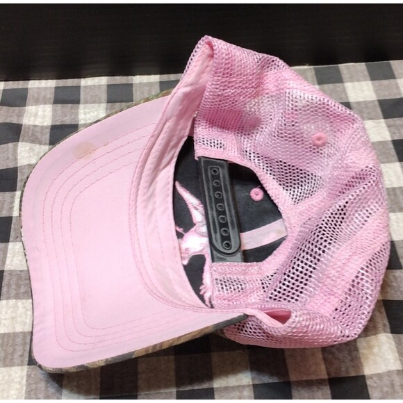 DUCK COMMANDER CAMOUFLAGE PINK MESH CAP HAT DUCK DYNASTY WOMENS LADIES SNAPBACK - Picture 11 of 16